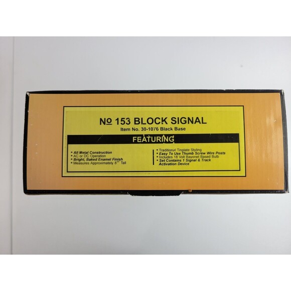 O Scale MTH 30-1076 No 153 Operating Block Signal - Picture 5 of 7